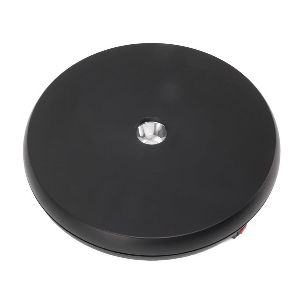 Elektrischer Drehtisch LED-Licht 25cm Geräuschlos 20kg Tragkraft Drehteller Präsentationsständer für Schmuck
