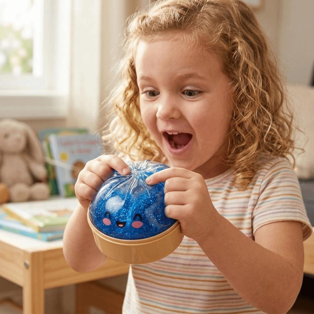 Soft Dumplings Squeeze Toy Glitter Anti-stress Squeeze For Stress Anxiety Relief