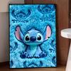 Disney Stitch Diamond Painting Kit 5D DIY, Suitable for Beginners and Craft Lovers, Interior Space Decoration