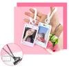 Transparent Ferrule Stationery Card Protection Sleeve Keyring Card Sleeve Acrylic Ferrule Korean Bus ID Card Holder