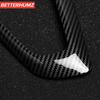 For BMW F20 F30 F10 F31 F32 F36 F34 F22 X3 F25 X5 F15 Series 1 3 4 5 Carbon Fiber ABS Car Gear Shift Knob Trim Cover Accessories