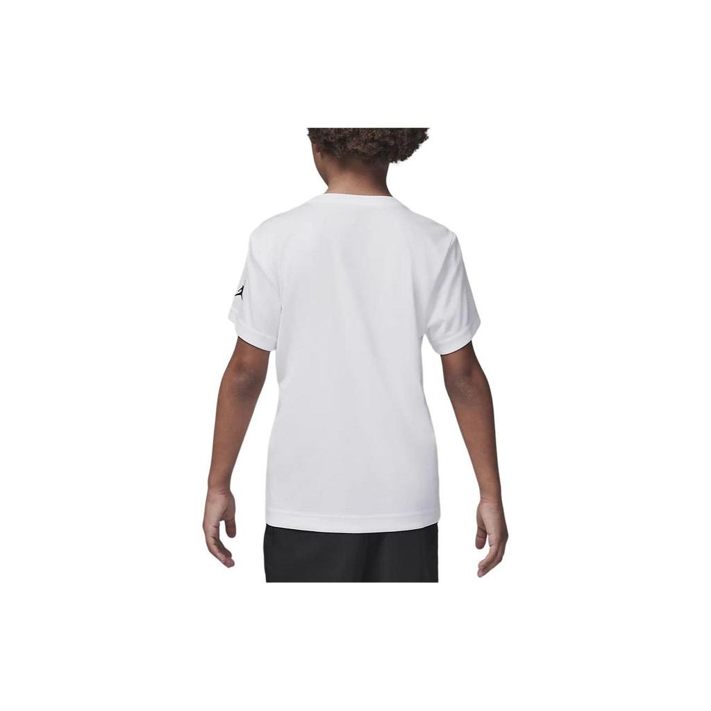 Jordan Dri FIT T Shirt White Kids' HA2892-102