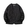 Korean Retro Quilted Unisex Cotton Sports Jacket