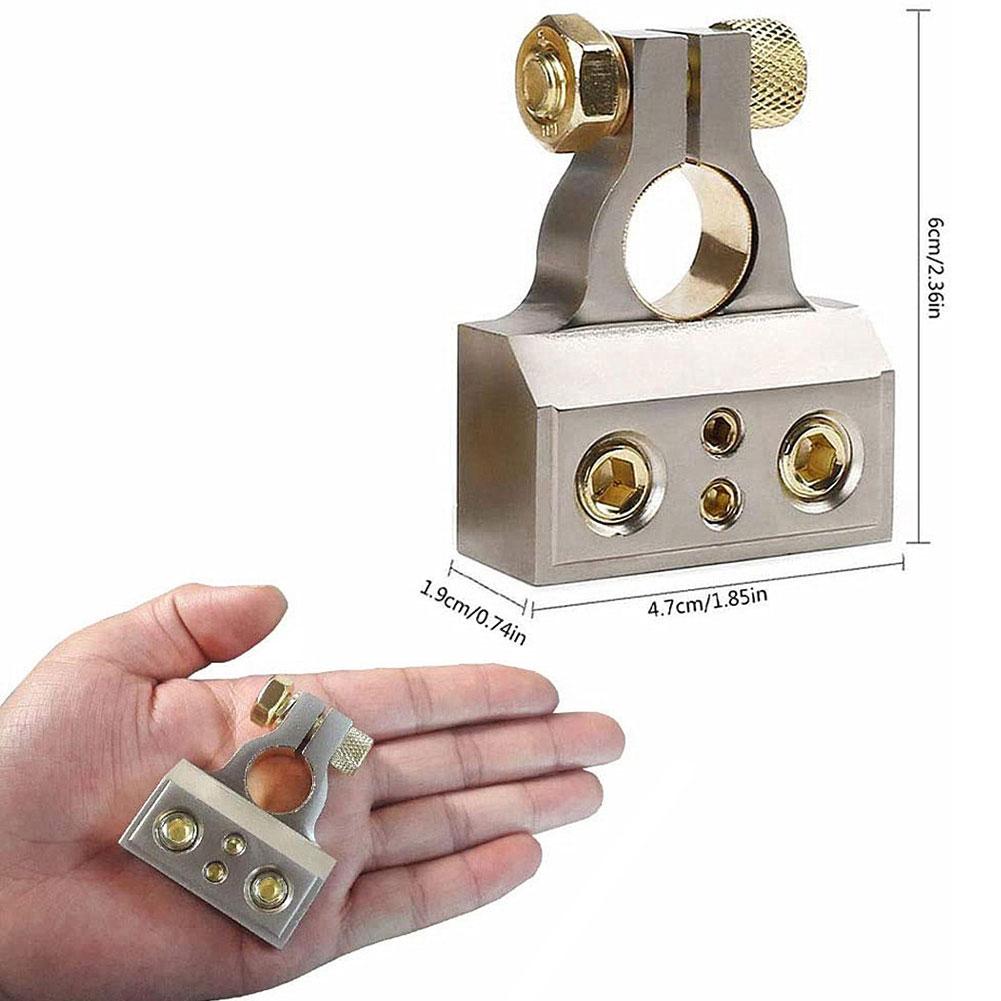 Terminal Negativ Terminal Pozitiv Kit Conectori Cleme Terminal Baterie Auto Set Adaptor Placat cu Aur Accesorii Auto