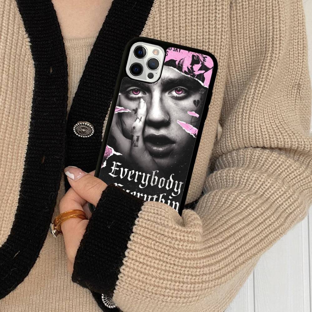 Emo Rapper Lil Peep Phone Case For IPhone 17 16 Pro Max 11 12 13 14 15 Hard PC+TPU Bracket Back Cover