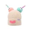Sausage Mouth Knitting Hat Cartoon Plush Doll Decor Warm Cozy Plush Doll Hat Cold Weather Winter Headwear