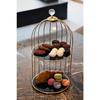Service Presentation Catering Golden Cage Luxury 2 Tier 45cm Organizer Cake Cake Stand