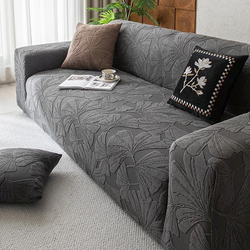 Retro-Stil Verdickter Jacquard-Samt Sofabezug Neu Alle Jahreszeiten All-Inclusive Universal Sofabezug