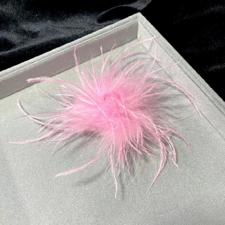 Spilla Spilla Struzzo per Abiti da Festa Decorazioni Corsage Piuma Spilla Piuma Donna