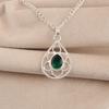 Chrome Diopside Gemstone 925 Sterling Silver Handcrafted Pendant 1.40" For Wedding Gift PP-19-1