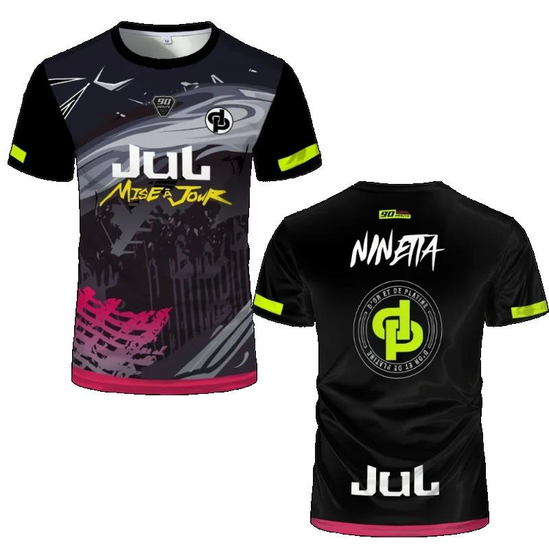 90 Minutes Serie MM9 JUL Fußballtrikot Herren Sommer Outdoor Sport Schnelltrocknendes Trikot Übergroßes Fitness Training T-Shirt
