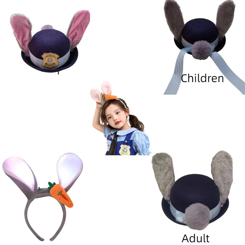 Glowing Headgear For Judy Cosplay Costume Perfect For Kids And Adults