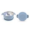 Stainless Steel Divided Children's Plate with Silicone Suction & Non-Slip Heat Insulation