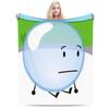 BFDI Throw Blanket Soft Novelty Blanket For Home Decor Travel Flannel Bedspread Bed Cover