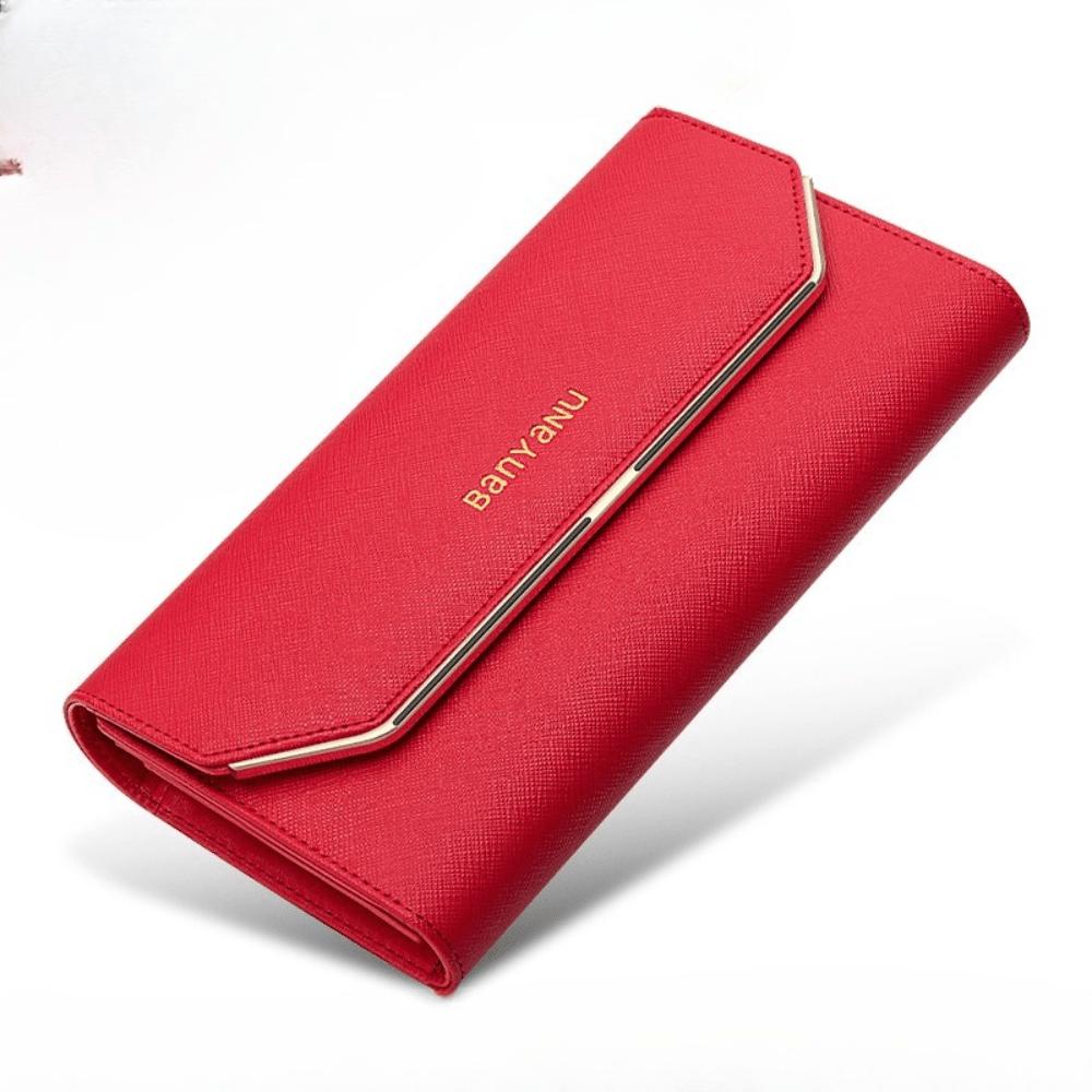 Portefeuille Femmes Long Simple Mode Portefeuille Femmes Fin