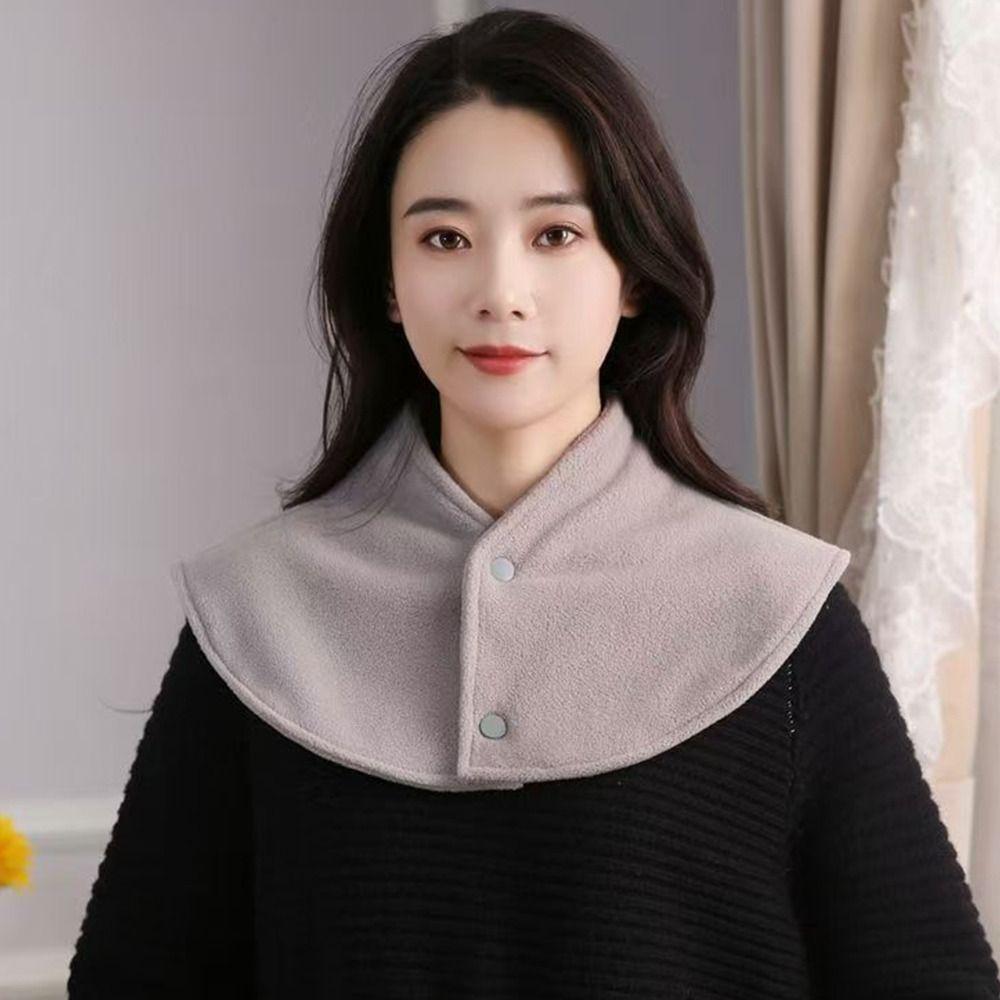 Thick Sleeping Scarf Windproof Neck Warmer Bib Snood Neck Protection  Autumn Winter