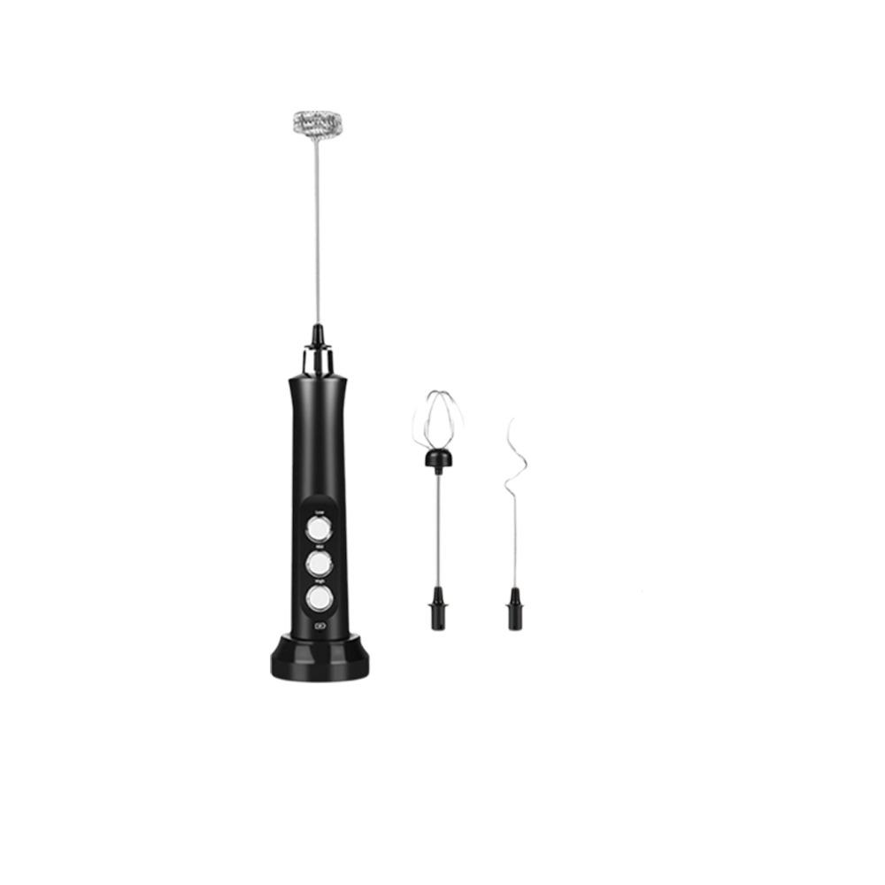 USB rechargeable Foam Maker 3 Speed Adjustable Egg Mixer Multi Functional Coffee Mixer  Kitchen