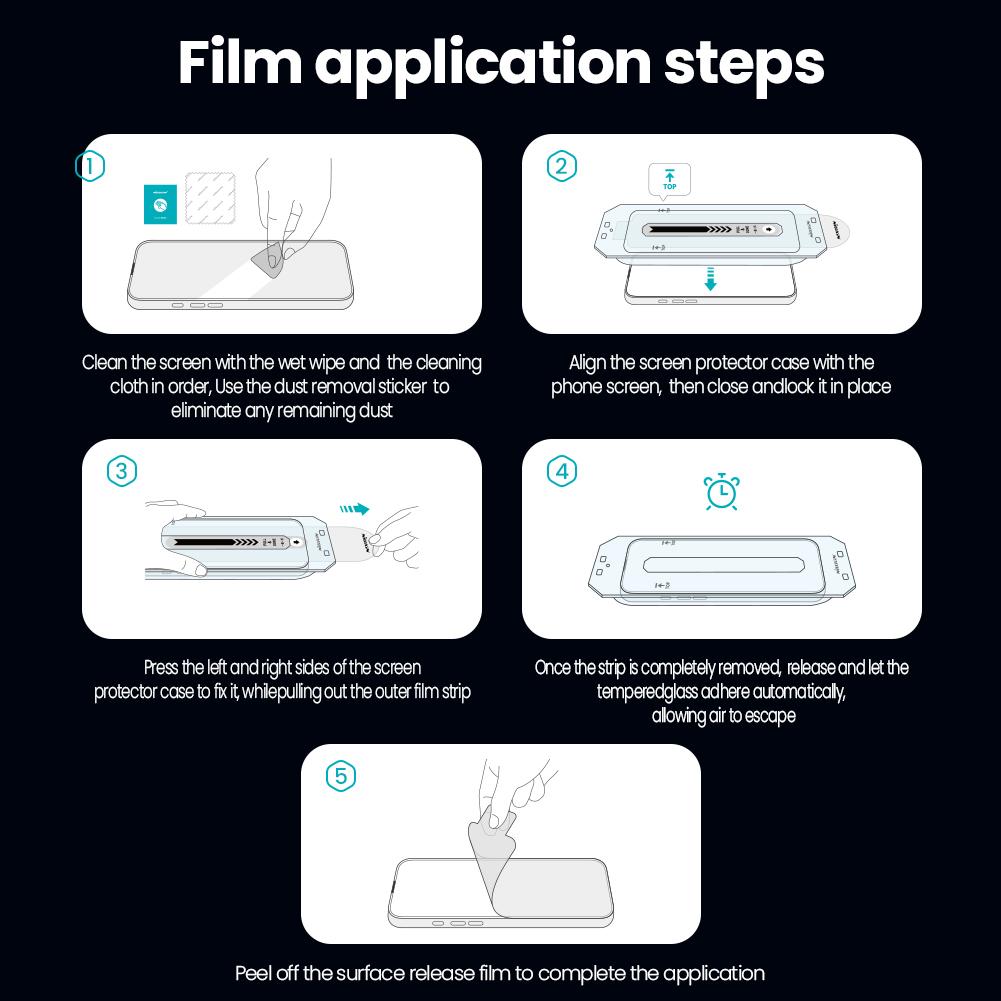 Nillkin for Samsung Galaxy S25 Edge Glass Guardian Full Coverage Privacy Tempered Glass Screen Protector Film
