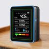 5-in-1 Indoor Air Quality Monitor USB Charging Air Quality Tester with Temperature Humidity TVOC Display for Home Office
