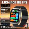 Premium GPS Smart Watch Altimeter 1.83''HD Screen1000mAh Large Battery Outdoor Compass Military Sports Smartwatch Men