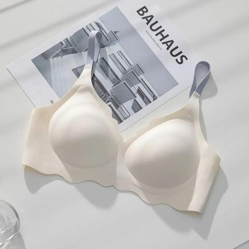 Crystal Jelly Seamless One-Piece Sports Bra: Thin, Anti-Sag, Wire-Free, Beautiful Back, Small Chest Support