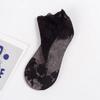 Ladies Invisible Lace Socks Thin Boat Socks Hollow Non-slip Transparent Rose Socks