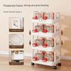 Practical Multi-Layer Mobile Trolley Rack Storage Organizer for Kitchen Bedroom Bathroom Baby Snacks Household Supplies Products