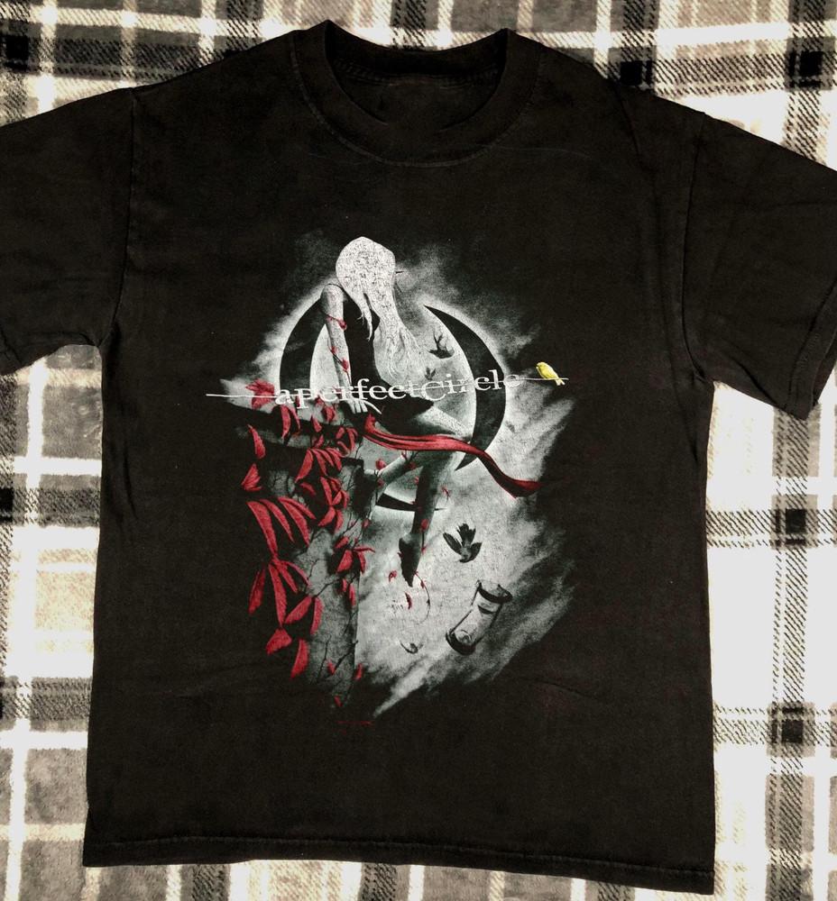 A Perfect Circle Gift For Fans Black TShirt Cotton S5XL Unisex T-Shirt L