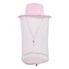 Wide Brim Sun Hat With Mesh Face Cover Fishing Hiking Outdoor UV Protection Breathable Foldable Nylon Cap