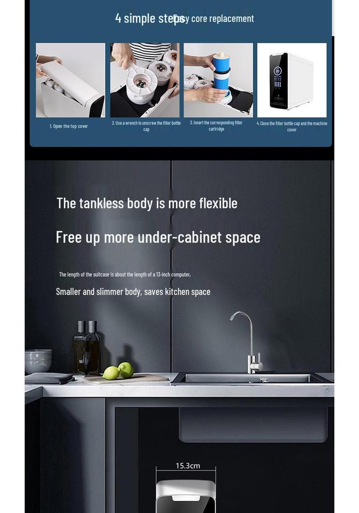 Ultra 600GRO Under-Sink Reverse Osmosis Water Purifier for Direct Drinking