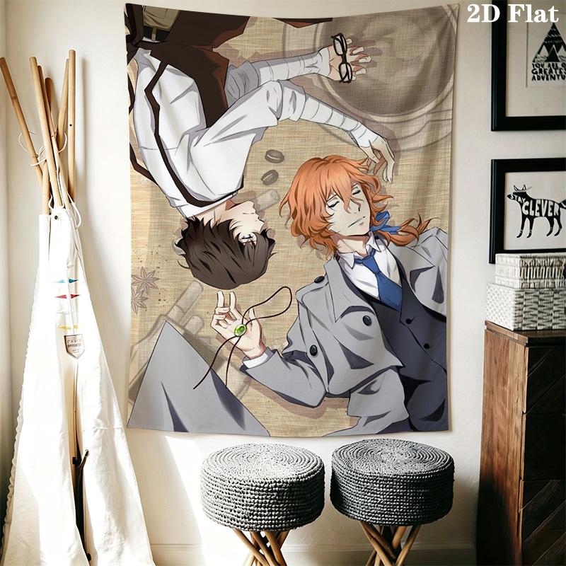 Bungou Stray Dogs Pattern Home Decor Tapestry, Wall Hanging, Decorative RV Wall Cloth.DGT261018351