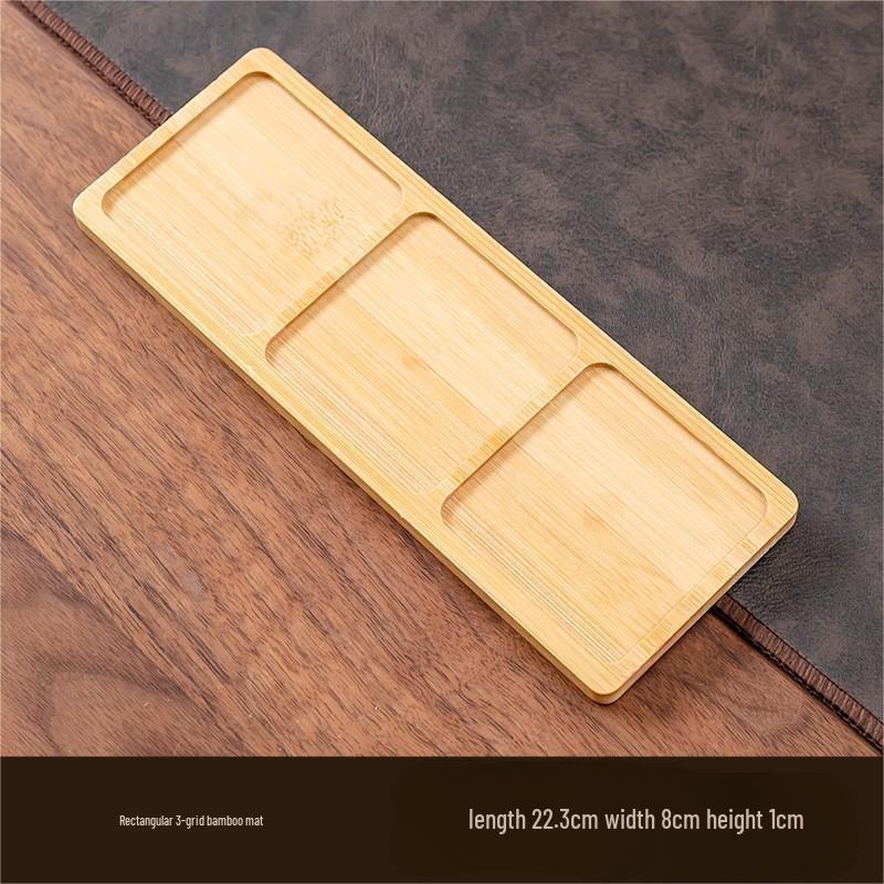 Round Bamboo Anti-Slip Mat & Tray for Indoor Plants, Coasters, and Decor