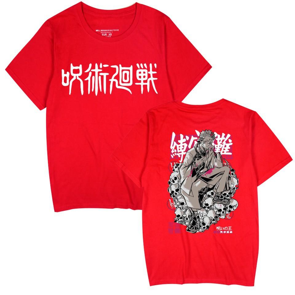 Men T-shirt Fashion Jujutsu Kaisen Cartoon Character Anime Printed Women T-shirts Tee Shirt Summer Casual Short Sleeve Tops