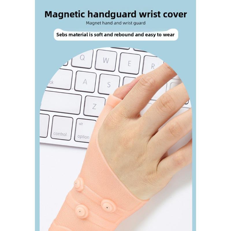 

Новый SEBS Магнитный Напульсник для Запястья Уход за Запястьем Рука Мягкий Приятный для Кожи Высокоэластичный Защитник для Руки Напульсник One size