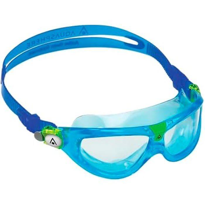 Lunettes de Natation - AQUA SPHERE - Seal Kid - Protection UV - Silicone Hypoallergénique - Confort Optimal
