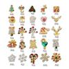 Christmas Nail Art Accessories: Festive Drills & Decorations with Trees, Santa, Deer & Snowman Designs