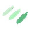 30PCS Leaf Shape Hair Duck Clips Creaseless Hair Barrettes Hairdressing Styling Accessories for Makeup Green
