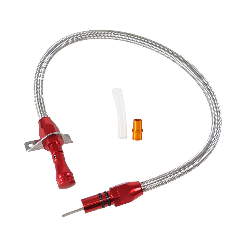 530 Mm Flexible Stainless Transmission Dipstick For GM Chevy TH-400 TH-350 Turbo SBC BBC 350 400