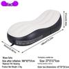 Inflatable Flocking Lazy Sofa Seat for Living Room