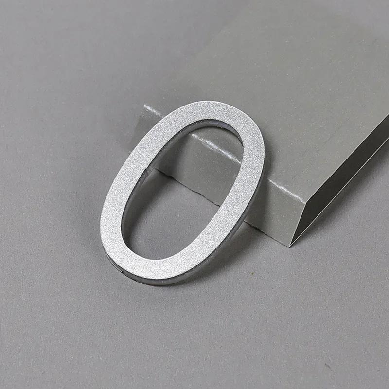0-9 Ziffern Hausnummer Aufkleber 3D Selbstklebend Türschild Außen Briefkasten Hotel Apartment Zimmer Adressschild Heimdeko