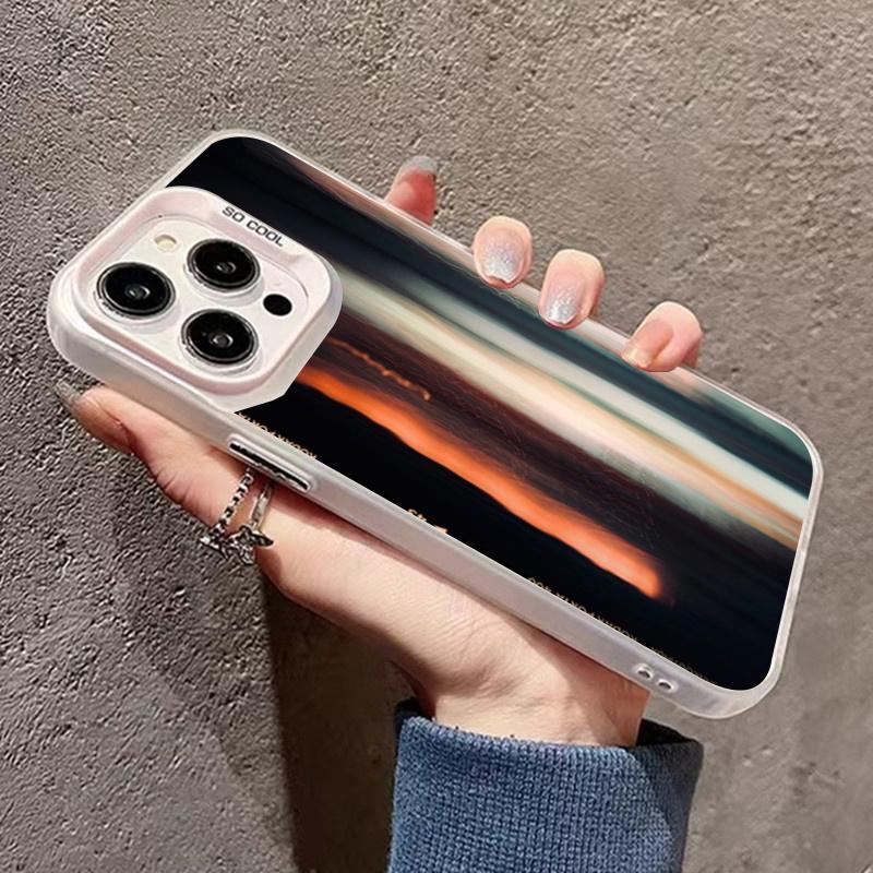 Case For Samsung Galaxy S24 Plus S21 FE S22 S23 Ultra A15 A35 A55 A52 A53 A54 A14 A05 A05S Gradient Black Heart Plating Cover