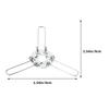 24 Pièces Clips à Ressort pour Abat-jour Fixateurs en Fer pour Abat-jour pour Bricolage Lampes de Table Suspendues Lustres Éclairage Maison Restaurant Café