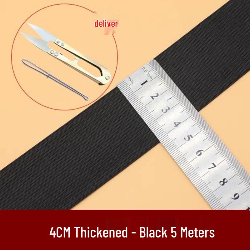 Hohelastisches, strapazierfähiges, breites Gummiband für Taille, Bündchen und Säume