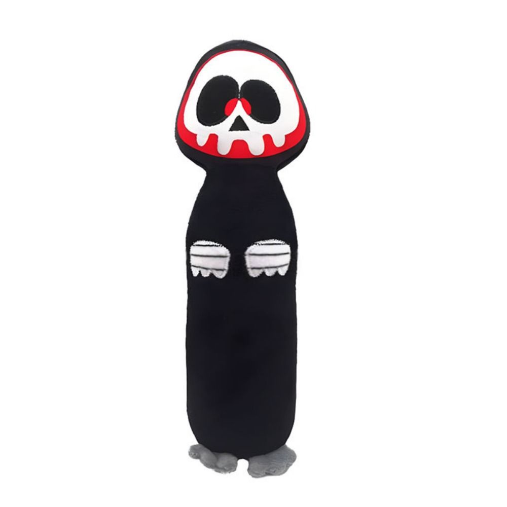 

Cartoon Halloween Dog Plush Bite Toy Bite Resistant Dog Sounding Toy Boredom Reliever чёрный