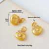 Year of the Horse Sand Gold Non-Fading Drip Oil Beaded DIY Bracelet and Jewelry Accessories.
