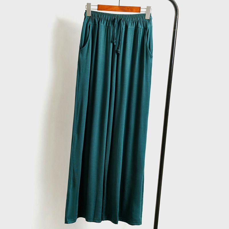 Womens Waist High Casual Wide Leg Pants Elastic Long Pants Pants Casual