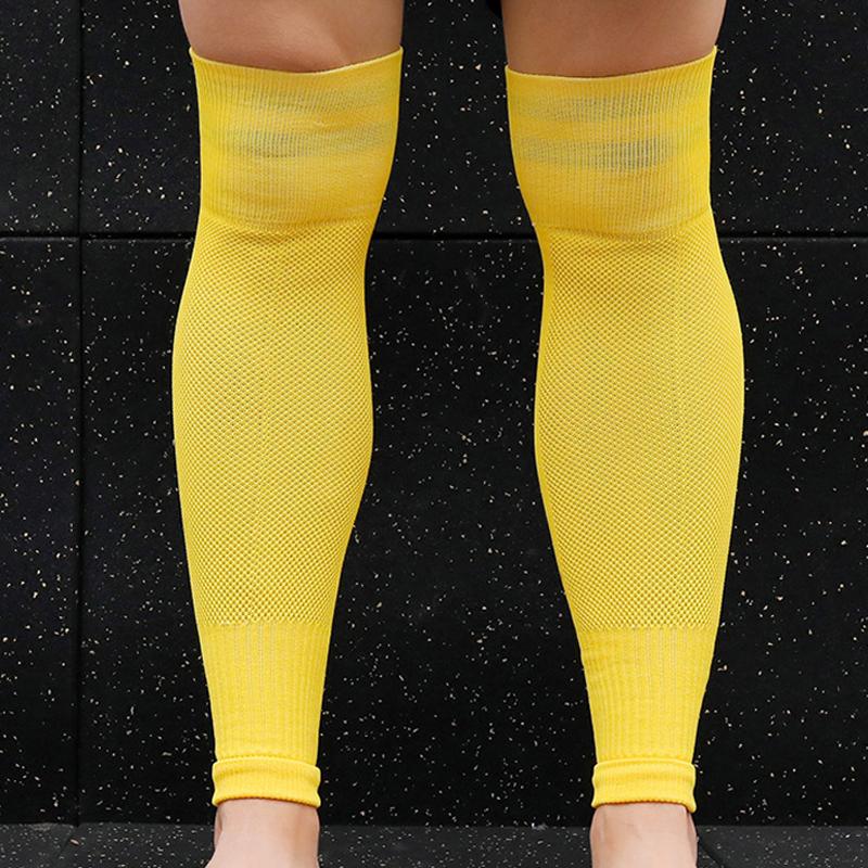 1 Pair Sports Compression Soccer Shin Guard Pad Sleeve Sock For Adult Children Leg Protective Support Football Leg Calf Sleeve