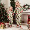 Christmas Print Cute Family Set Pajamas, Home Clothes, Family Set Long Sleeve Top Pants Set