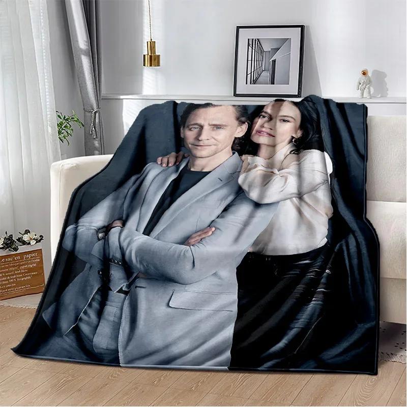 Tom Hiddleston Collage Plaid Actor Soft Plush Blanket,Flannel Blanket Throw Blanket for Living Room Bedroom Bed Sofa Picnic Kids