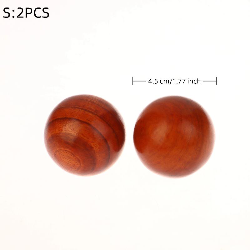 

2 шт. Мяч-антистресс Резьба в китайском стиле Игрушки Настольные Шары Баодинг для здоровья Палисандр Массаж